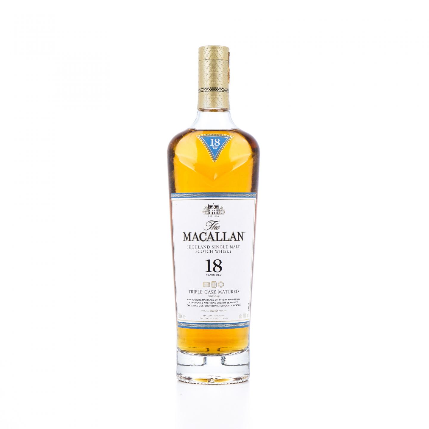 【附X光图】Macallan 麦卡伦 18年 2019 Triple Cask