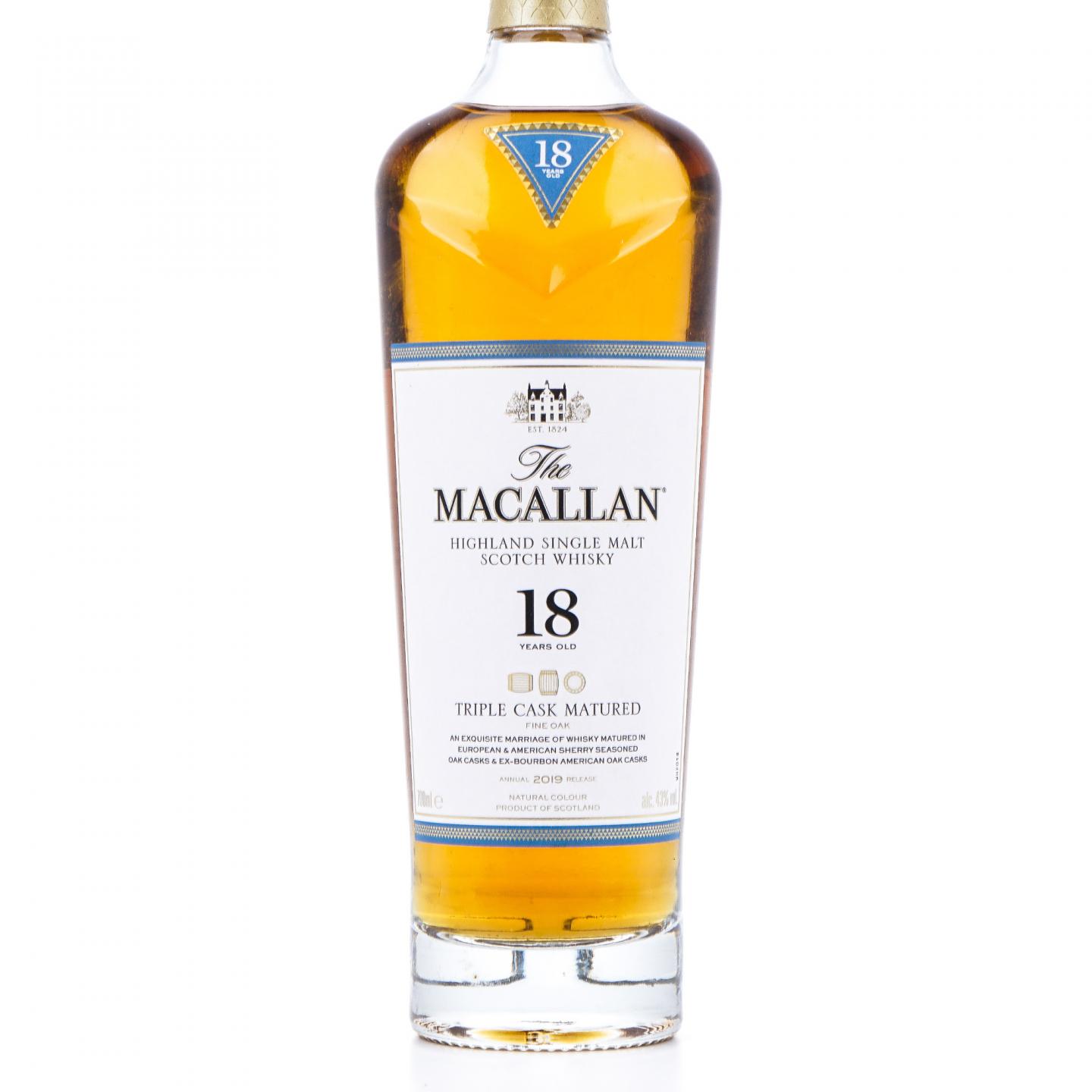 【附X光图】Macallan 麦卡伦 18年 2019 Triple Cask