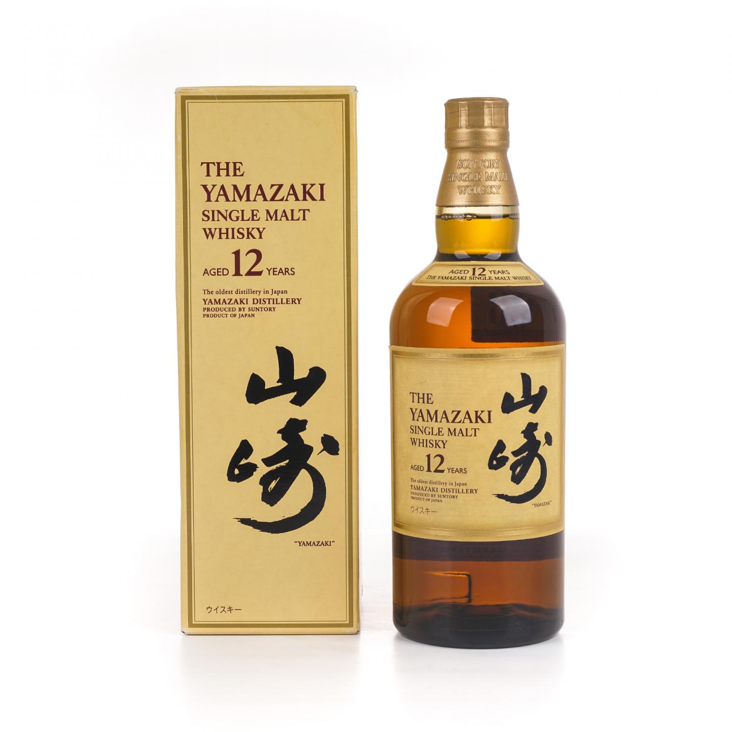 山崎 12年 Single Malt 金花盖 700ml