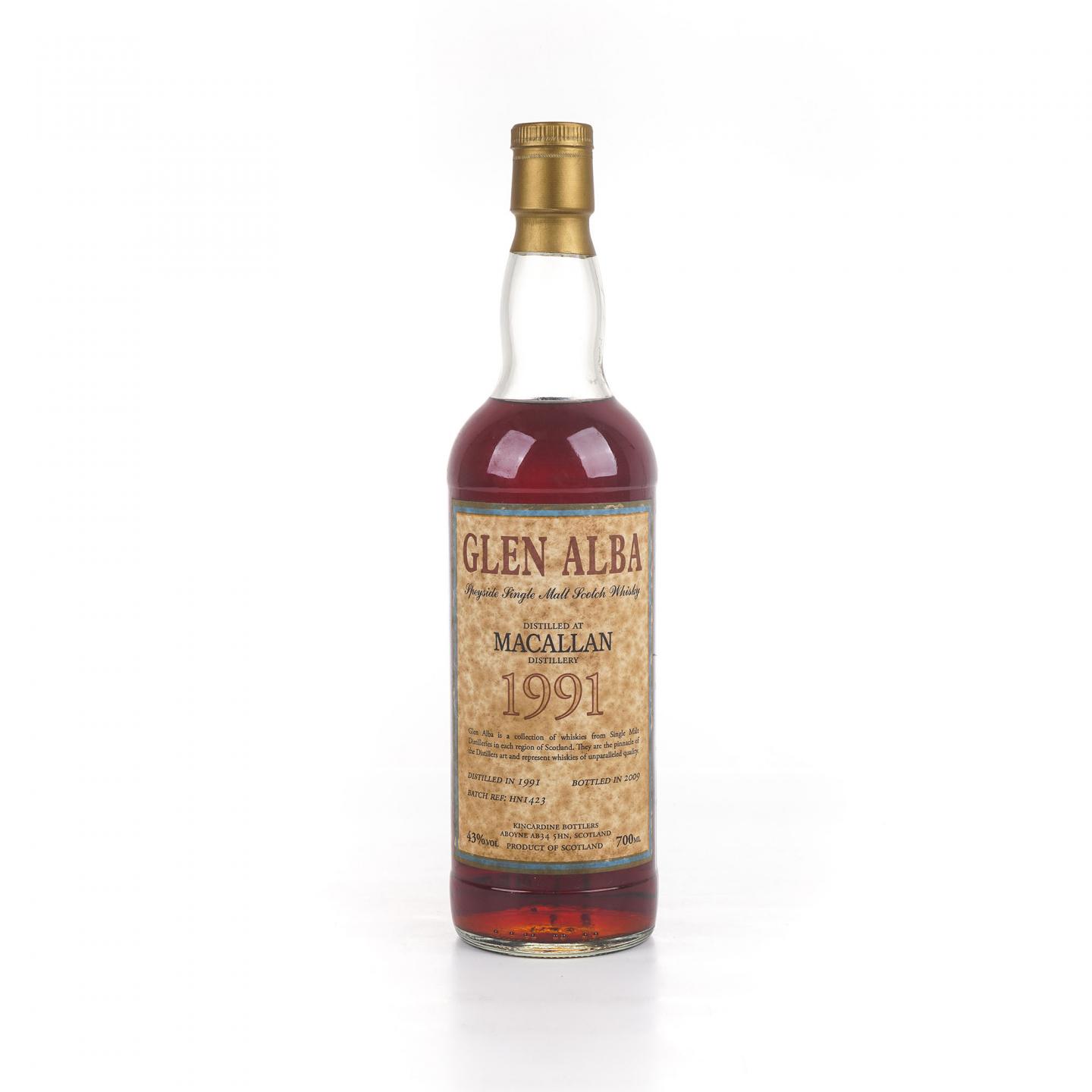 Macallan 麦卡伦 1991-2009 Glen Alba
