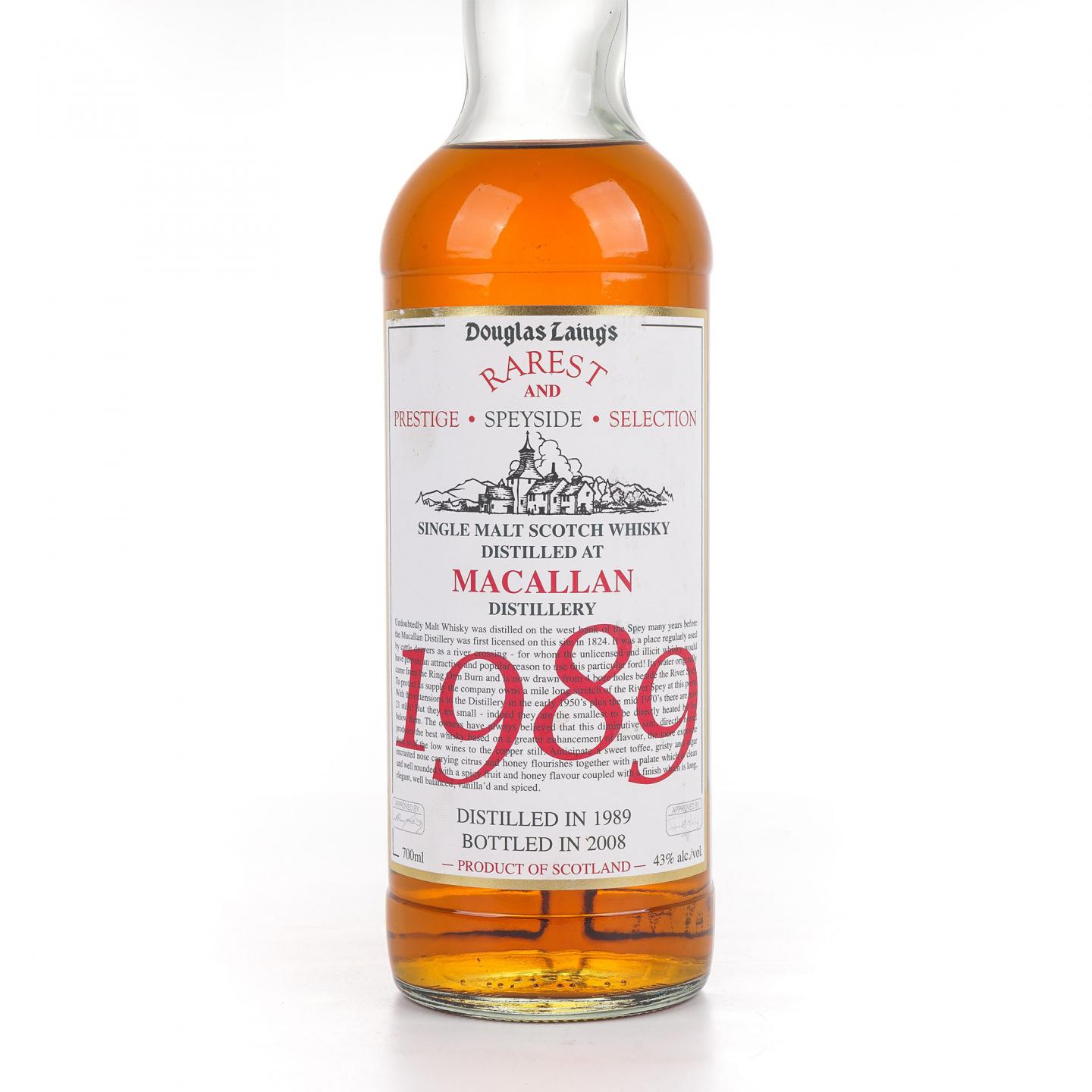 Macallan 麦卡伦 1989-2008 DL