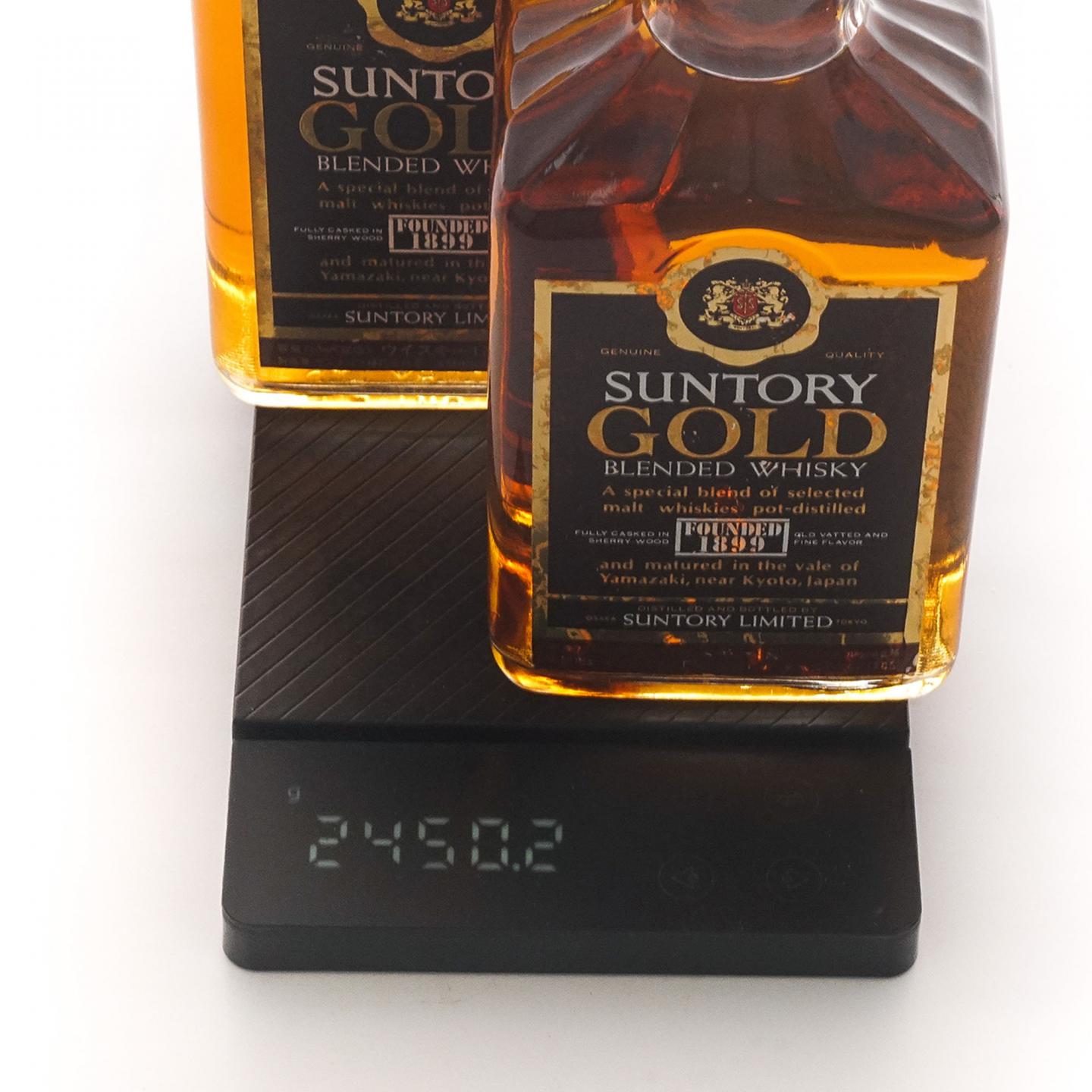 三得利 Gold Blended Whisky 720ml*2 附赠甲级武夷名枞不见天50g