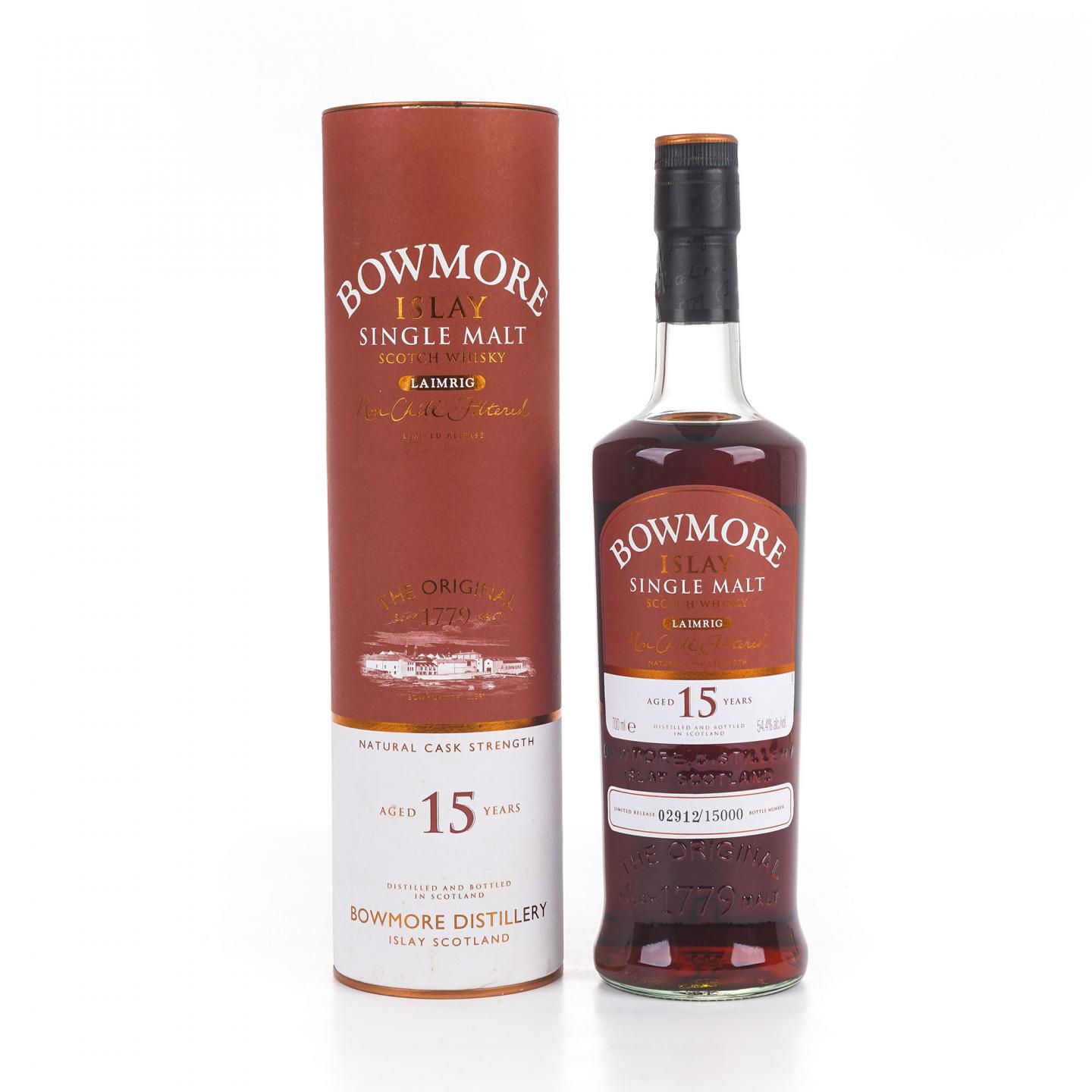 Bowmore 波摩 15年 Laimrig 第2版 雪莉桶后熟 桶强