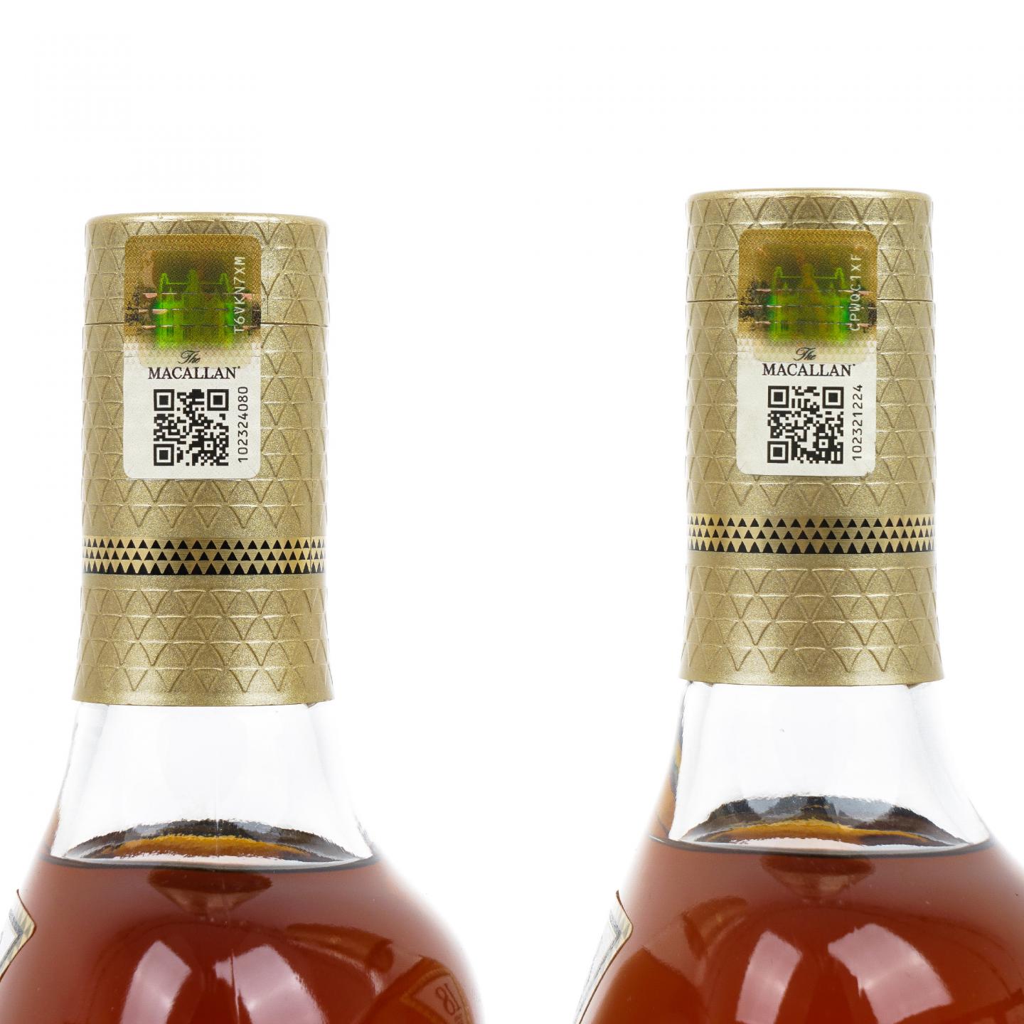 【附X光图】Macallan 麦卡伦 18年 2024 雪莉桶 5瓶组