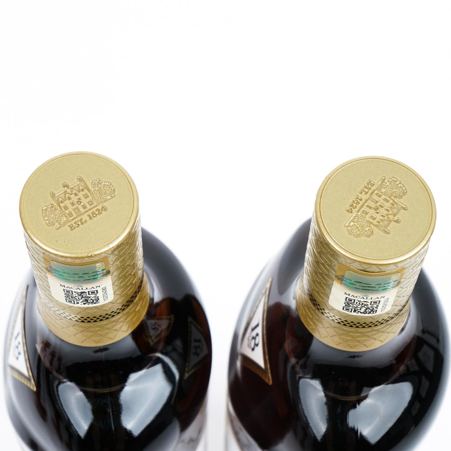 【附X光图】Macallan 麦卡伦 18年 2024 雪莉桶 5瓶组