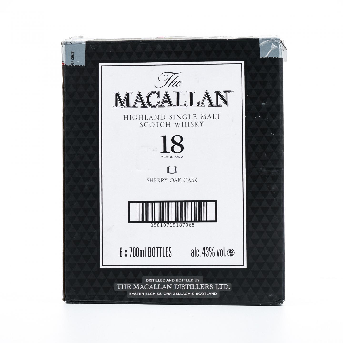 【附X光图】Macallan 麦卡伦 18年 2024 雪莉桶 5瓶组