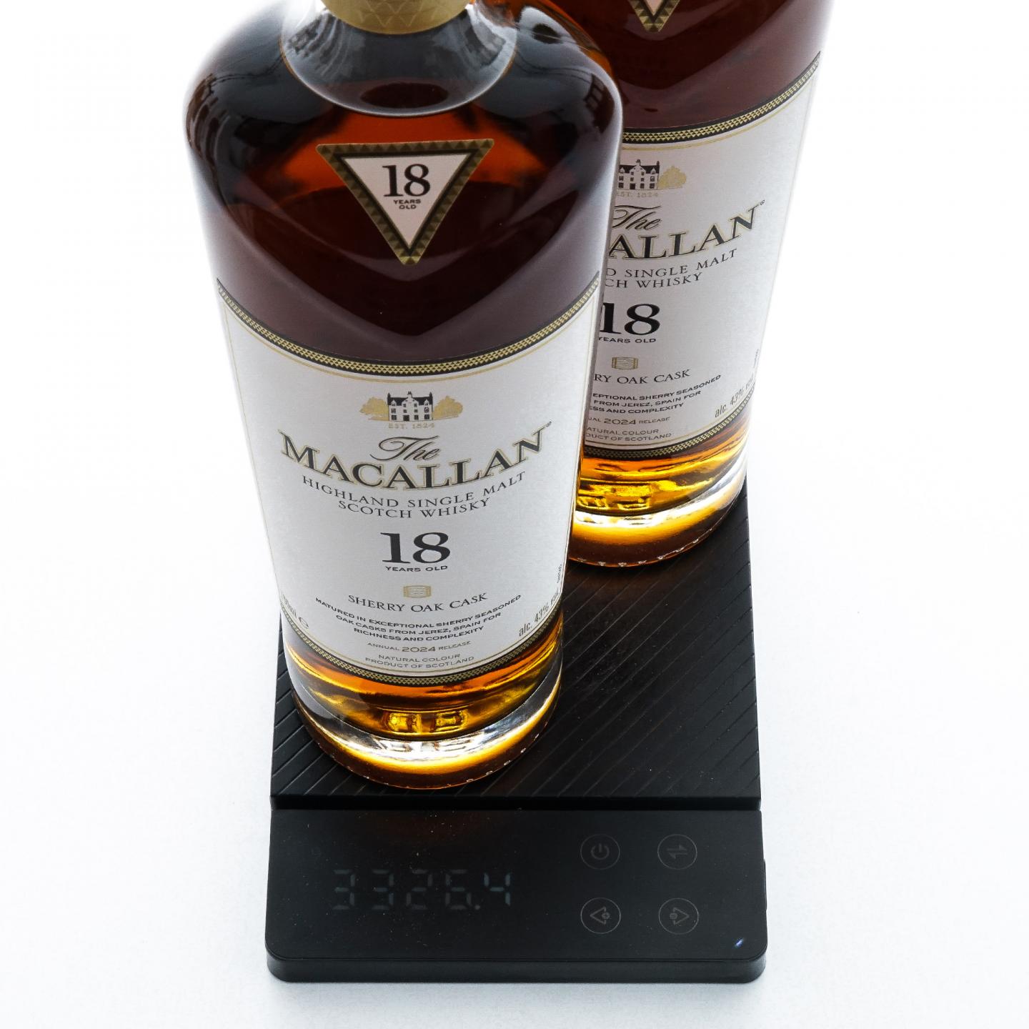 【附X光图】Macallan 麦卡伦 18年 2024 雪莉桶 5瓶组