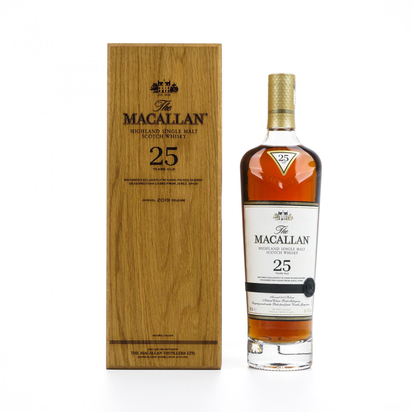 【附X光图】Macallan 麦卡伦 25年 2019 黑腰带