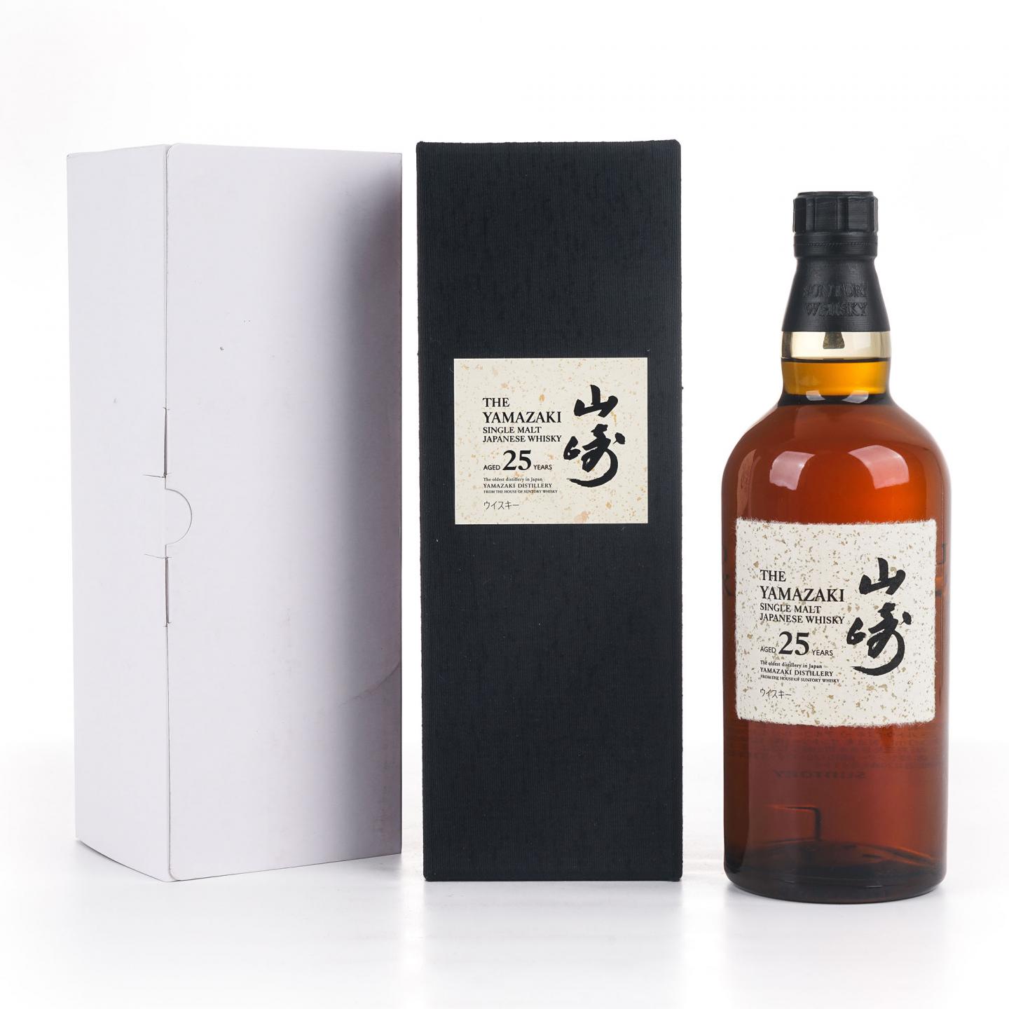 山崎 25年 新版 礼盒 43%