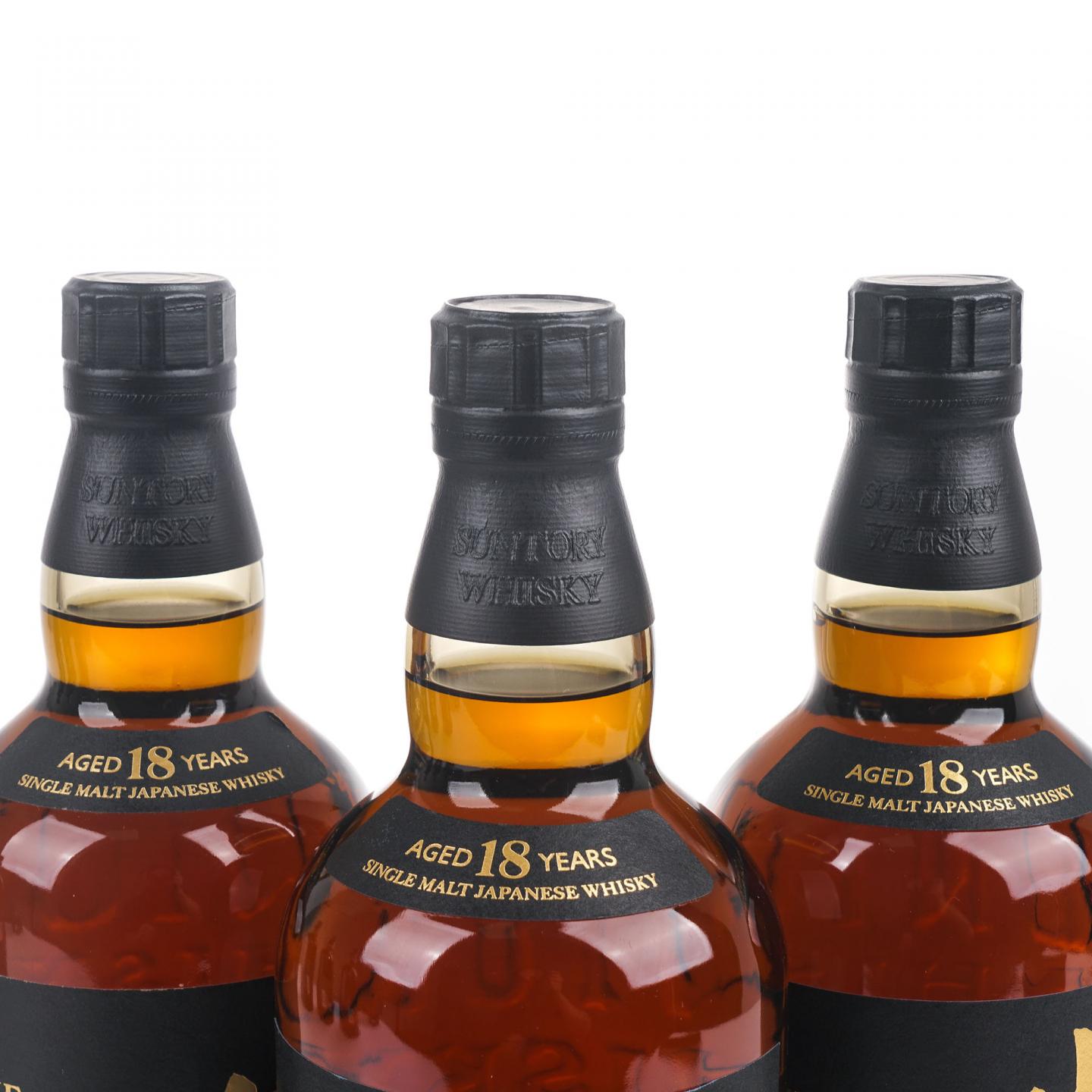 山崎 18年 金字黑标 6支组