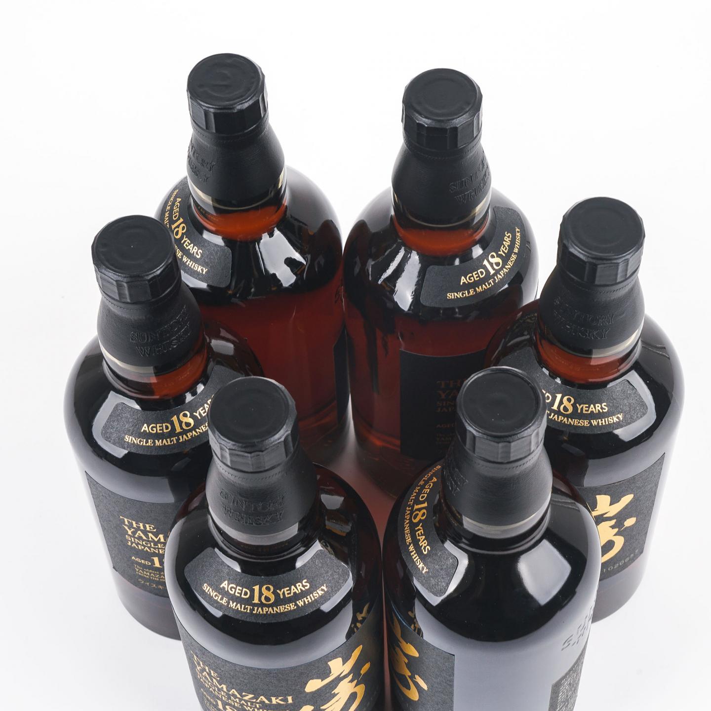 山崎 18年 金字黑标 6支组