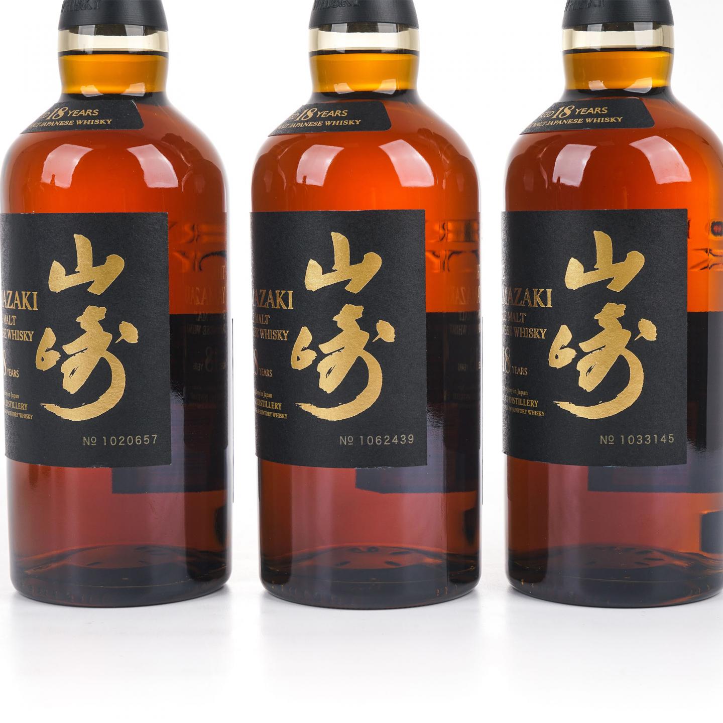 山崎 18年 金字黑标 6支组