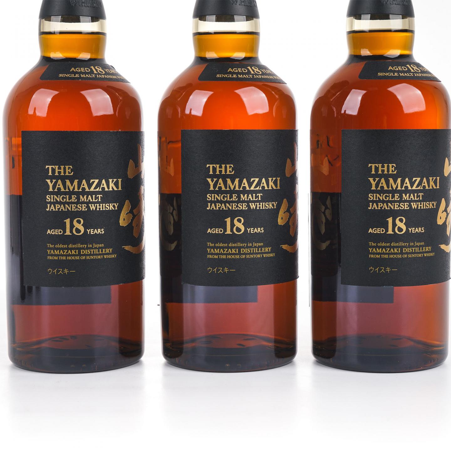 山崎 18年 金字黑标 6支组