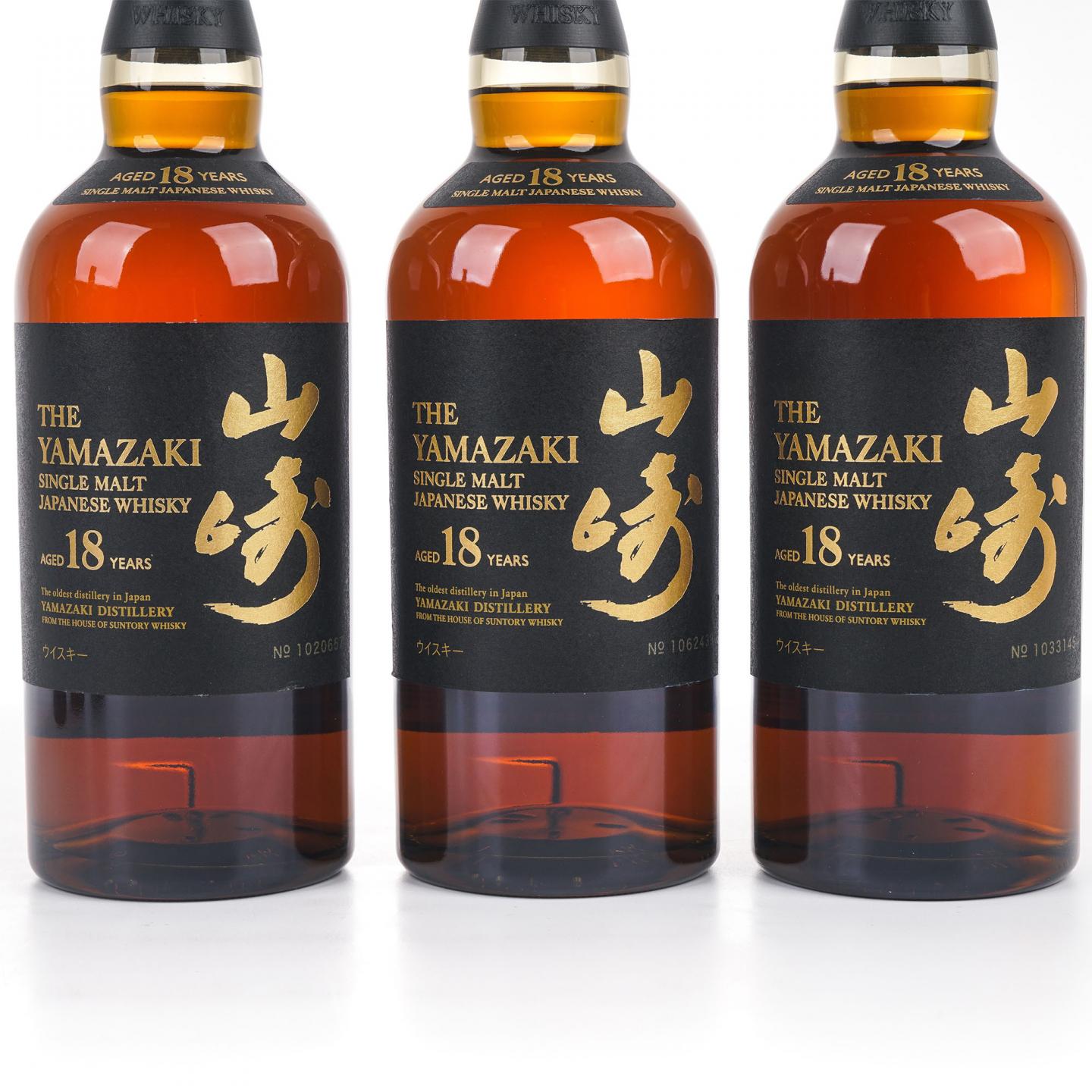 山崎 18年 金字黑标 6支组