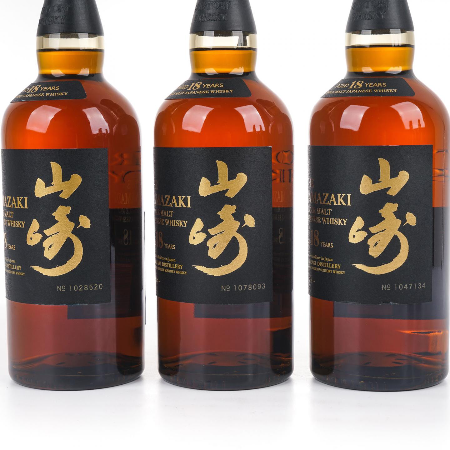 山崎 18年 金字黑标 6支组