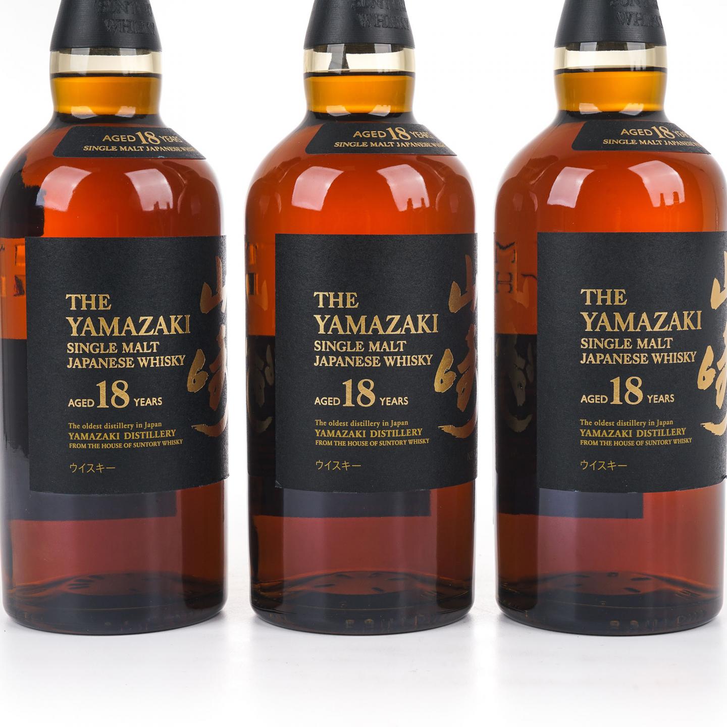 山崎 18年 金字黑标 6支组