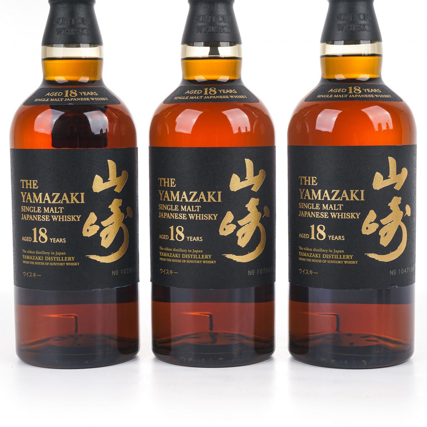 山崎 18年 金字黑标 6支组