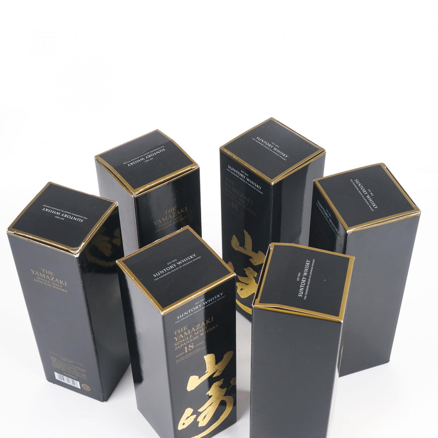 山崎 18年 金字黑标 6支组