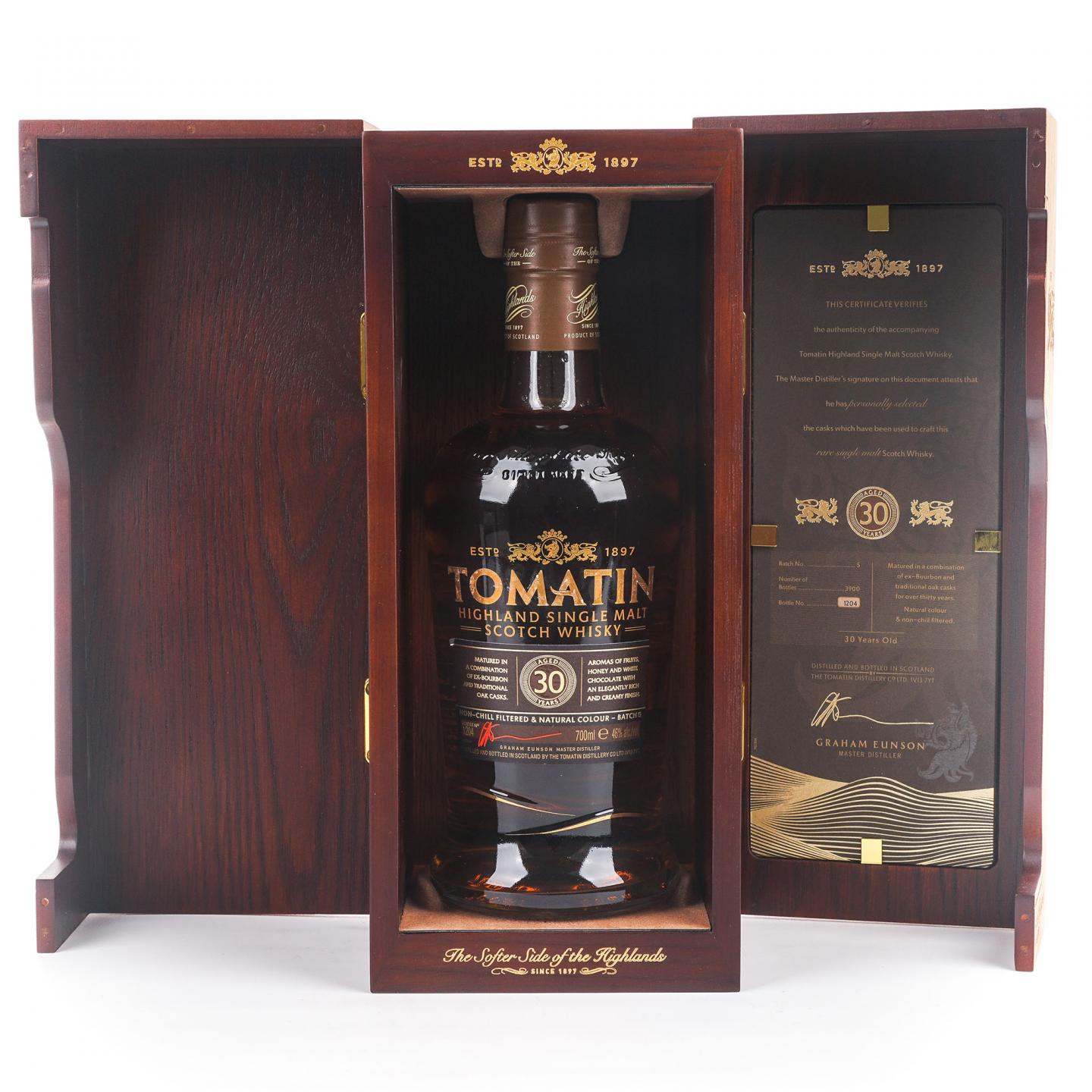 Tomatin 汤马丁 30年 Batch 5 2022