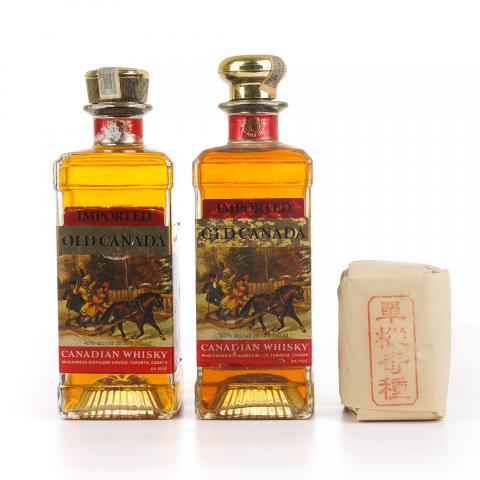 McGuinness Old Canada 加拿大 调和威士忌 2支组 710ml 附赠甲级武夷单枞奇种50g