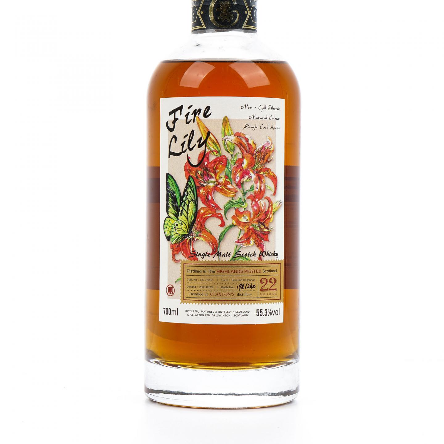 高地泥煤 22年 2000 单桶 Claxton's