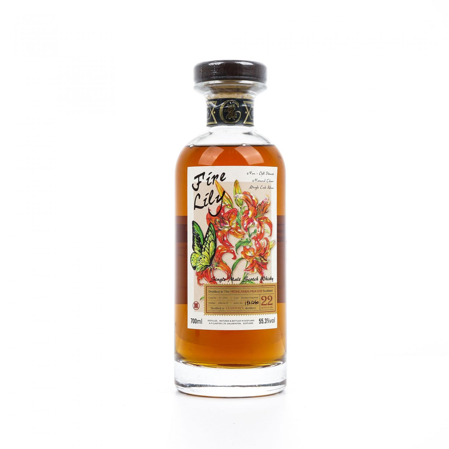 高地泥煤 22年 2000 波本桶 Claxton's