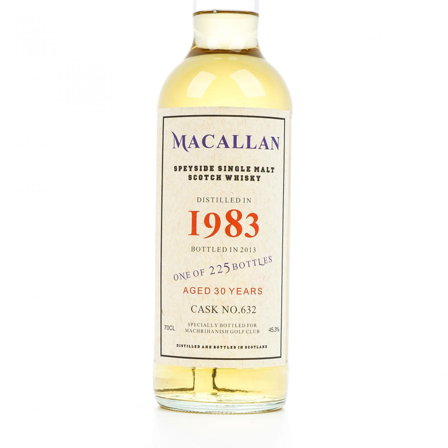 Macallan 麦卡伦 30年 1983-2013 Machrihanish高尔夫俱乐部