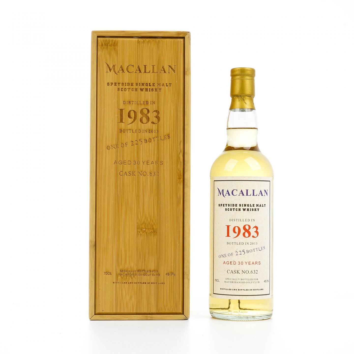 Macallan 麦卡伦 30年 1983-2013 Machrihanish高尔夫俱乐部 桶号#632