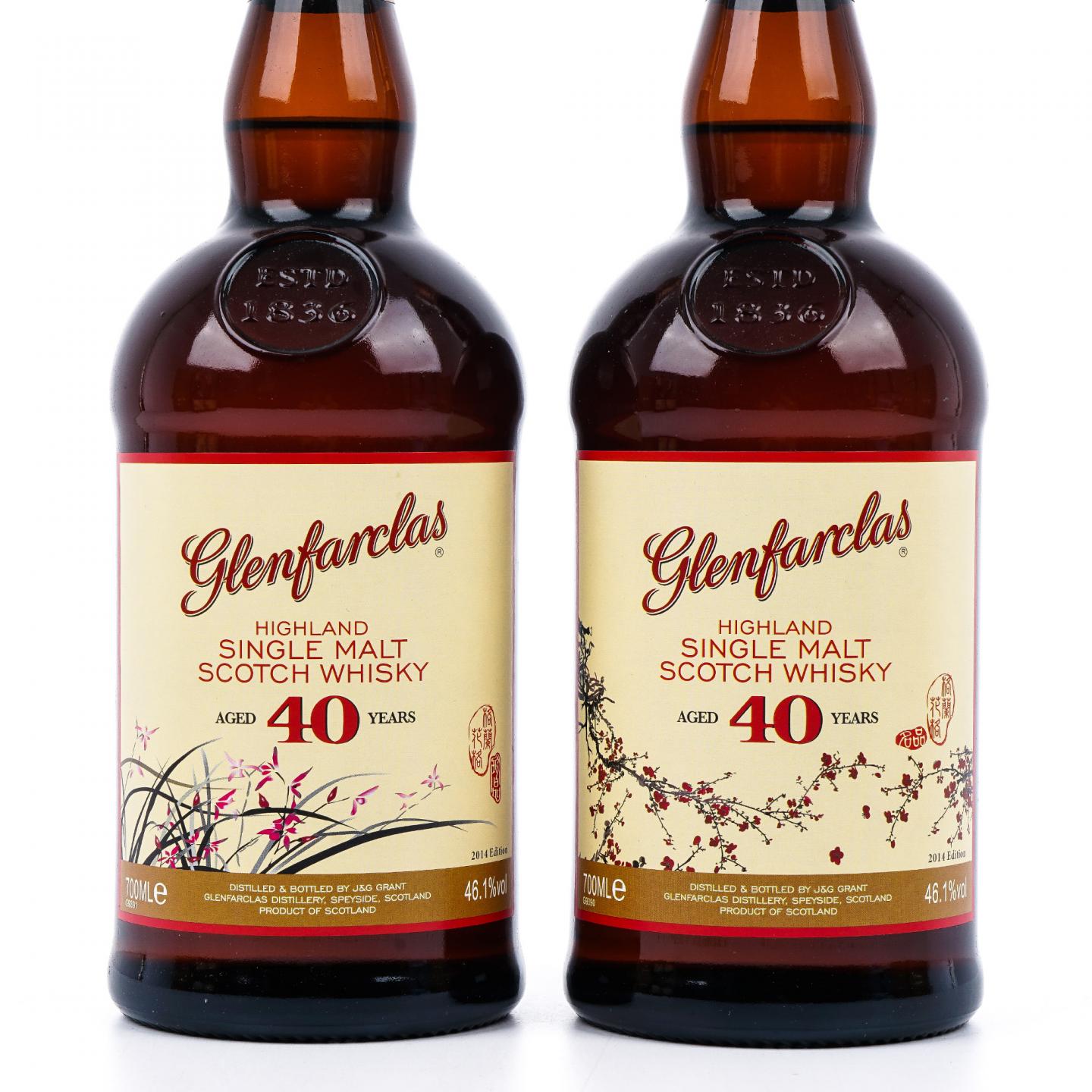 Glenfarclas 格兰花格 40年 兰/竹/菊/梅 4支组