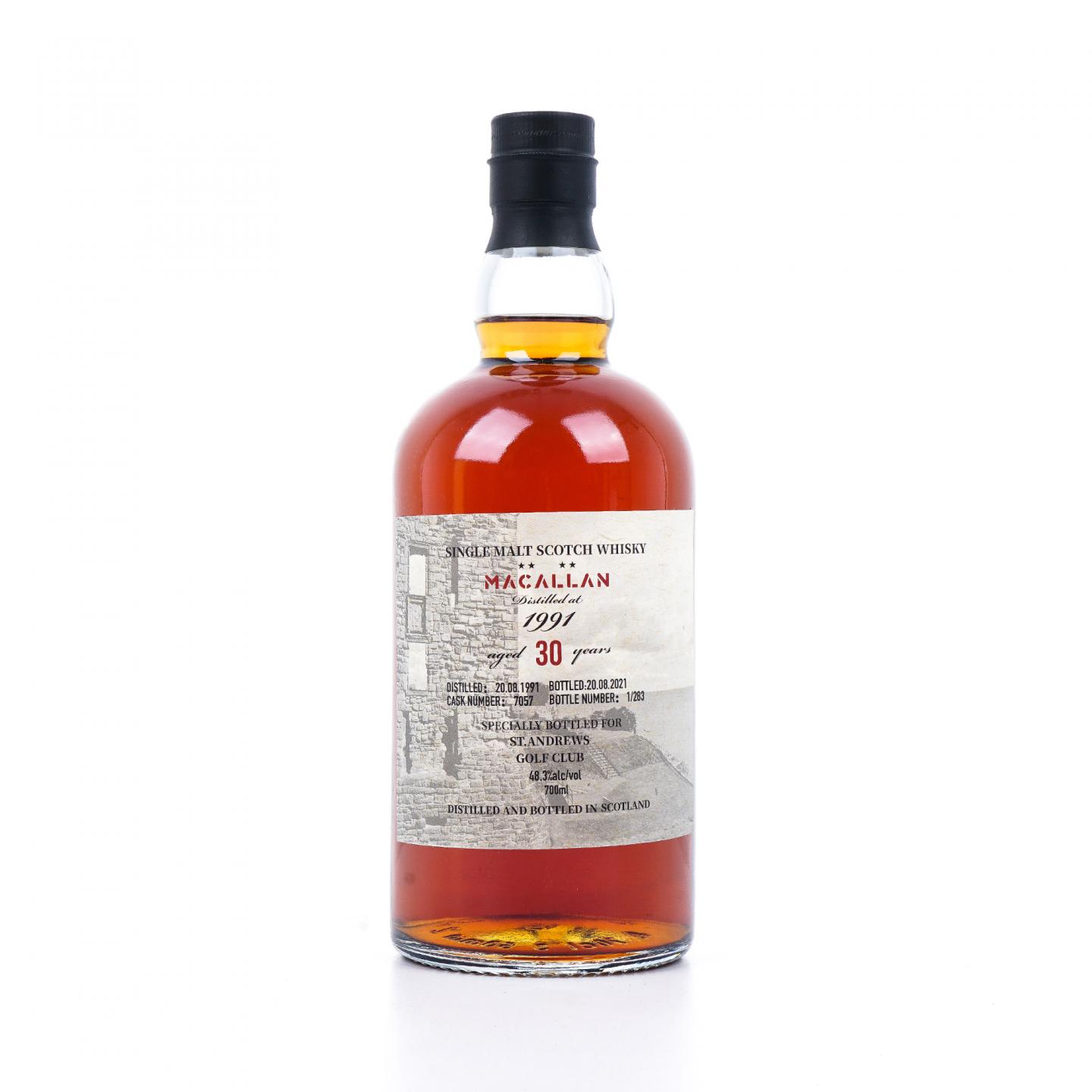 Macallan 麦卡伦 30年 1991-2021 #7057 ST.ANDREWS GOLF CLUB限定