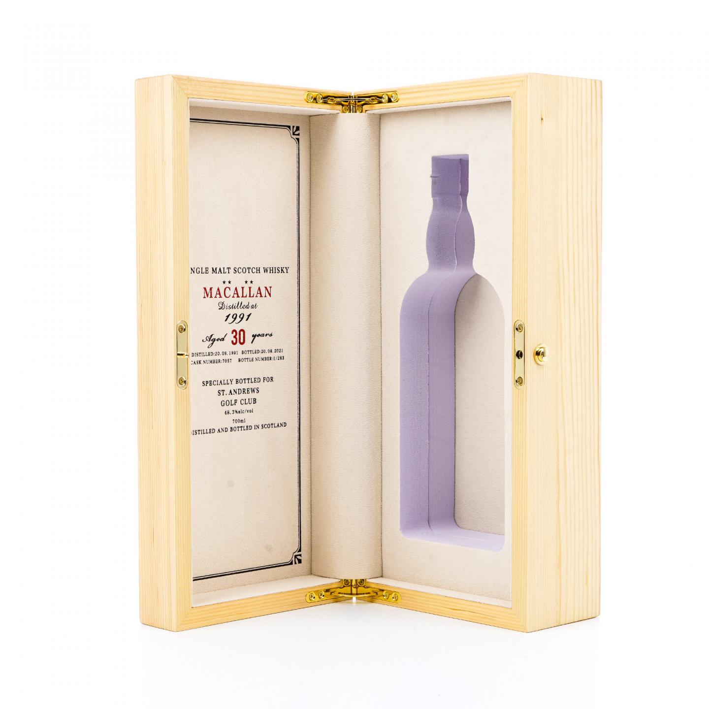 Macallan 麦卡伦 30年 1991-2021 #7057 ST.ANDREWS GOLF CLUB限定
