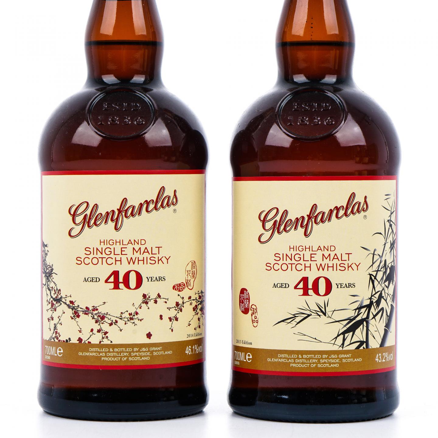 Glenfarclas 格兰花格 40年 兰/竹/菊/梅 4支组