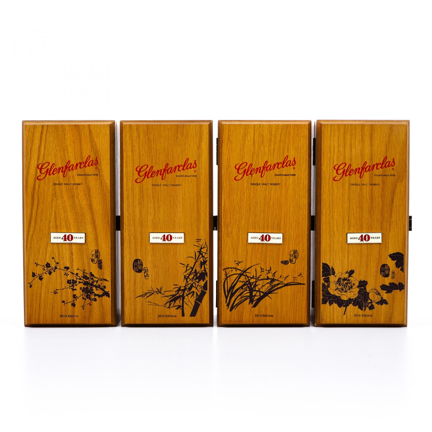 Glenfarclas 格兰花格 40年 兰/竹/菊/梅 4支组