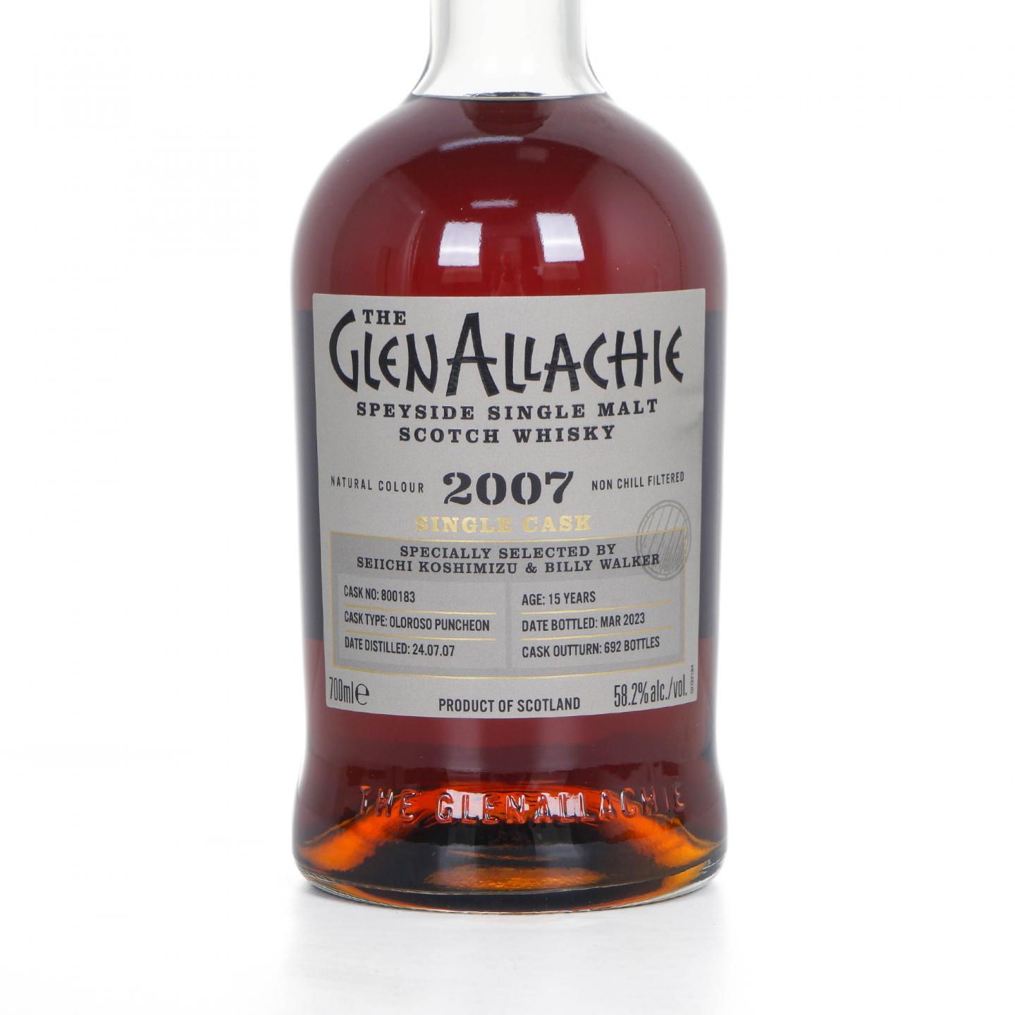 Glenallachie 格兰纳里奇 15年 2007-2023 雪莉单桶 與水精一和比利沃克联合选桶