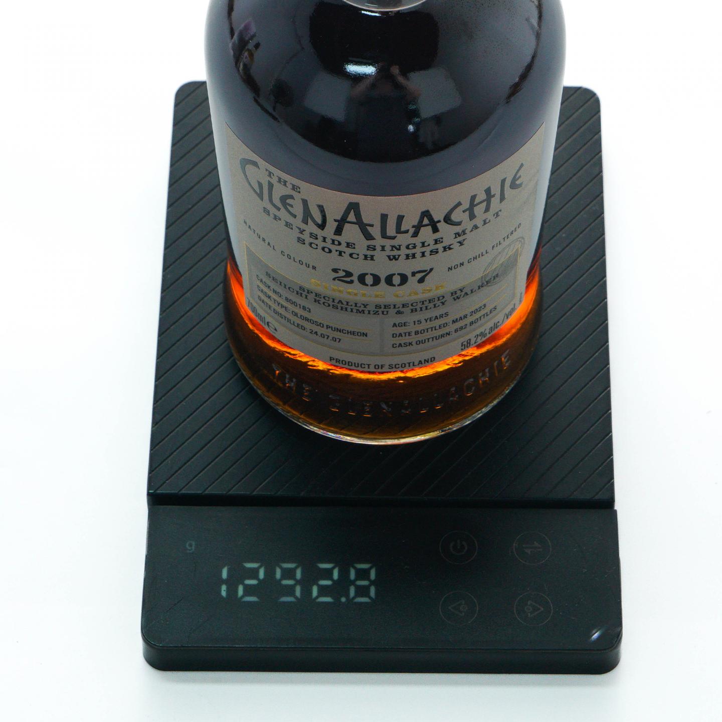 Glenallachie 格兰纳里奇 15年 2007-2023 雪莉单桶 與水精一和比利沃克联合选桶