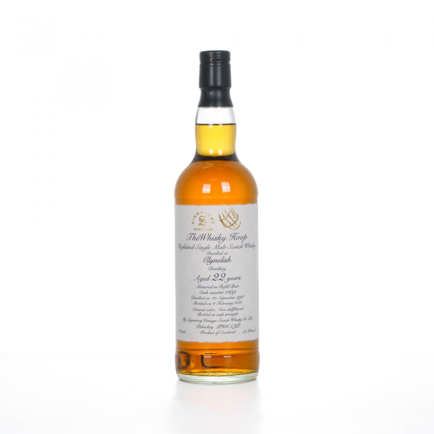 Clynelish 克里尼利基 22年 1998-2021 The Whisky Hoop 桶强