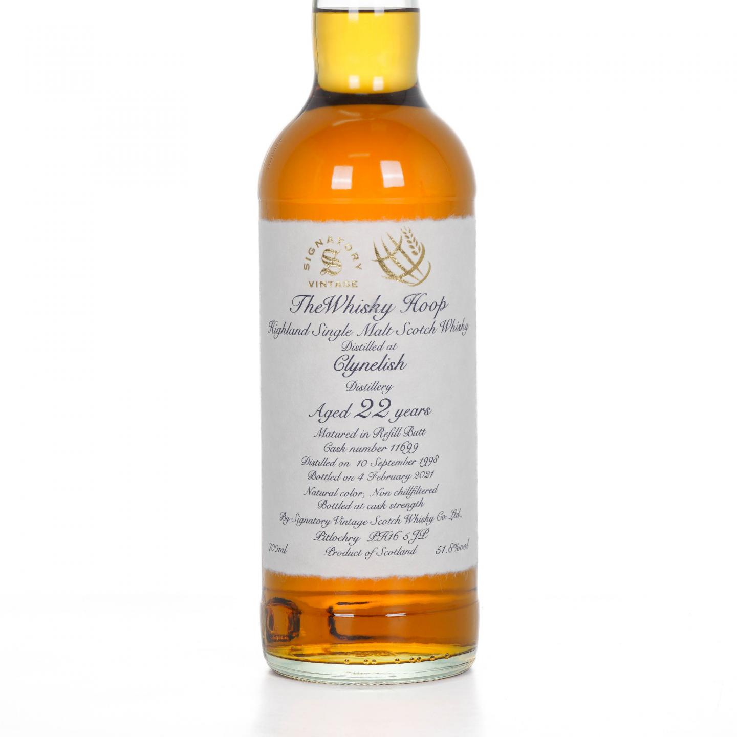 Clynelish 克里尼利基 22年 1998-2021 The Whisky Hoop 桶强