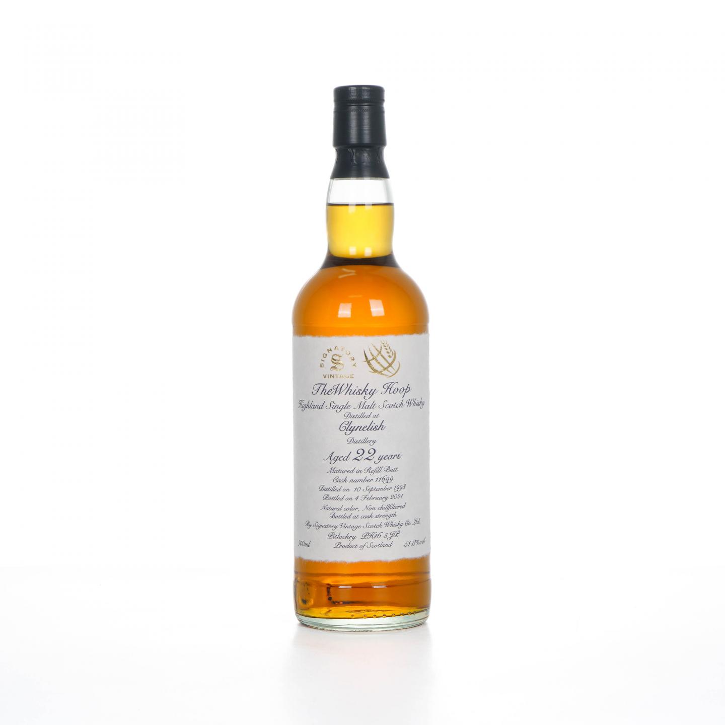 Clynelish 克里尼利基 22年 1998-2021 The Whisky Hoop 桶强 #11699
