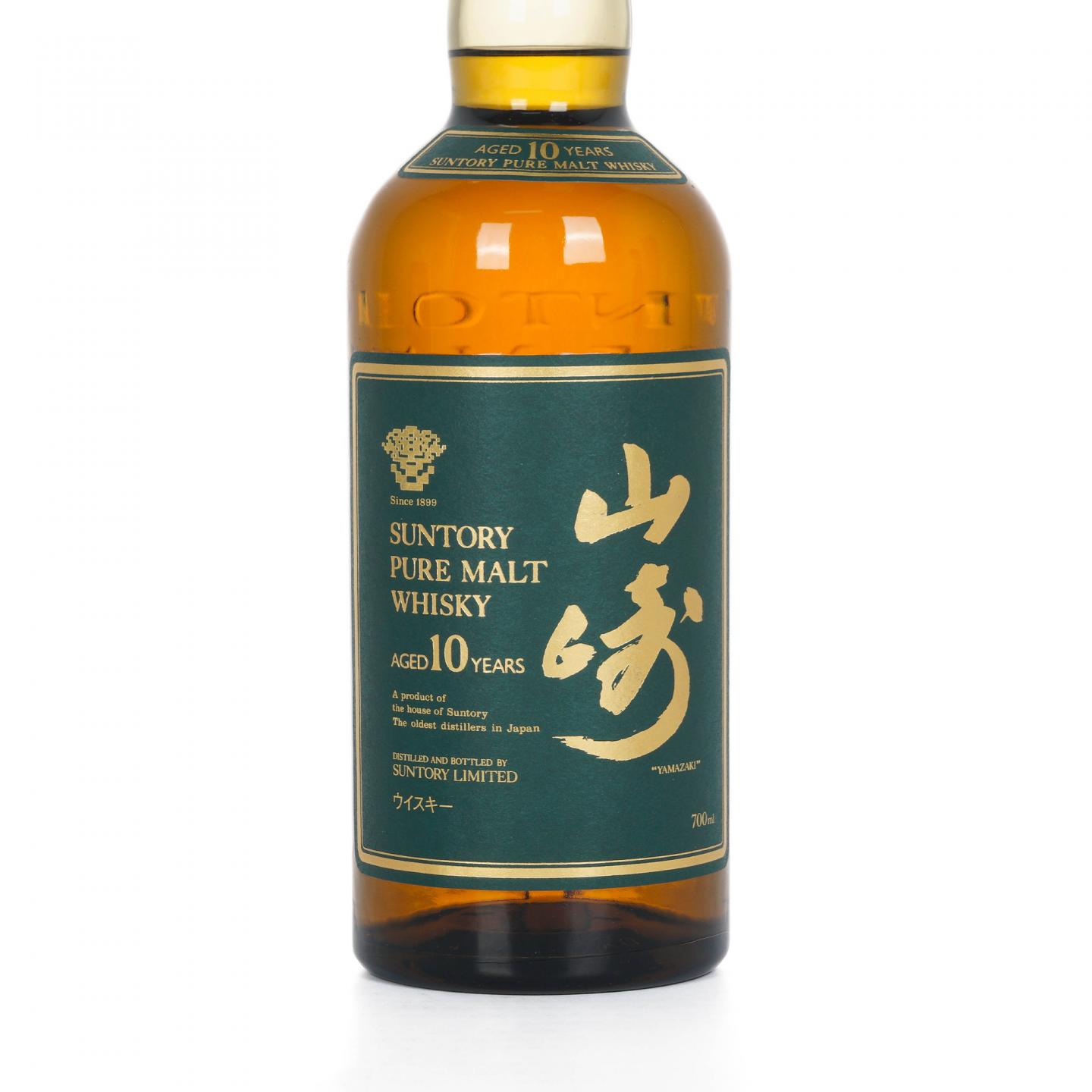 山崎 10年 金花标 绿标 Pure Malt
