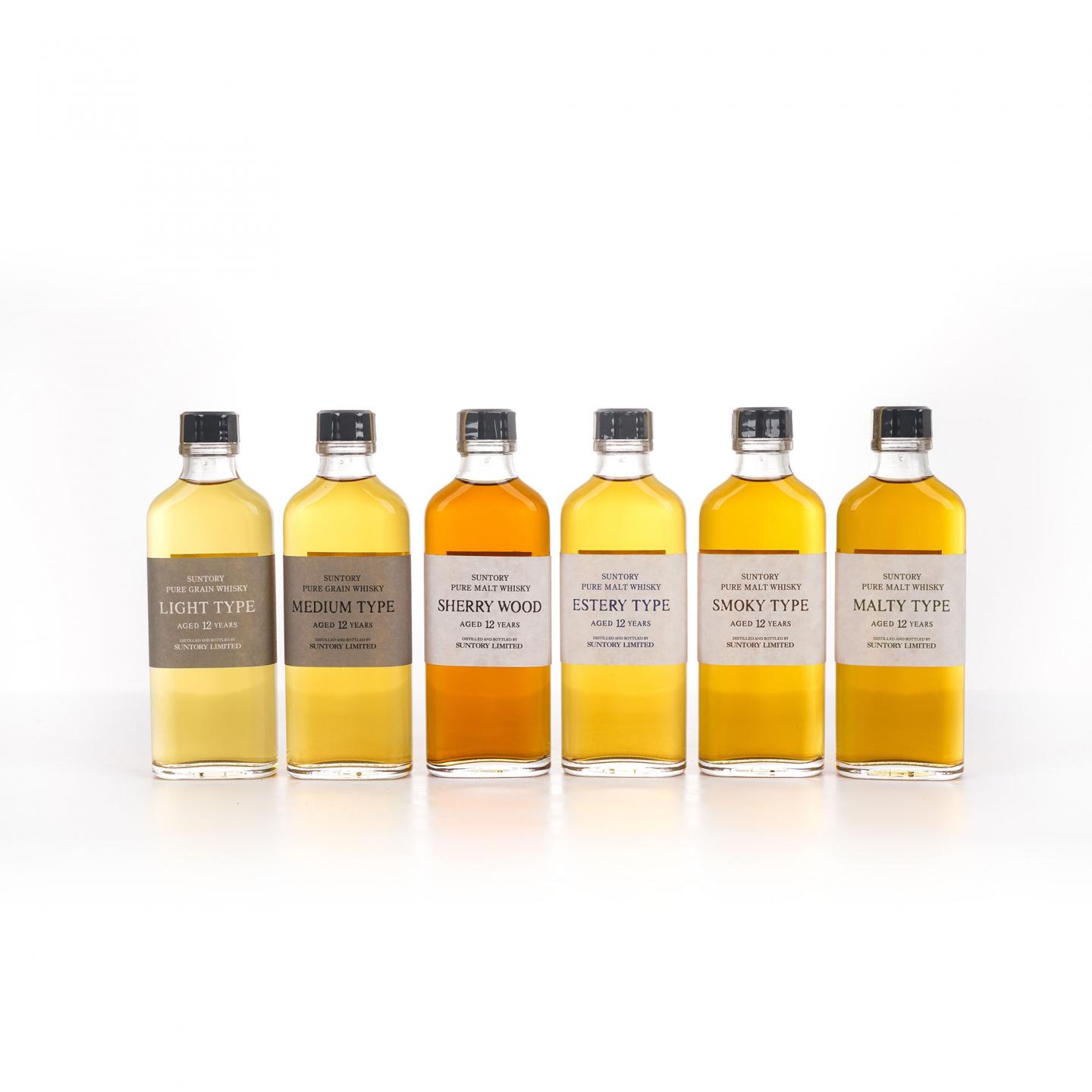 【酒版】三得利 12年 六色风味桶 150ml*6支组