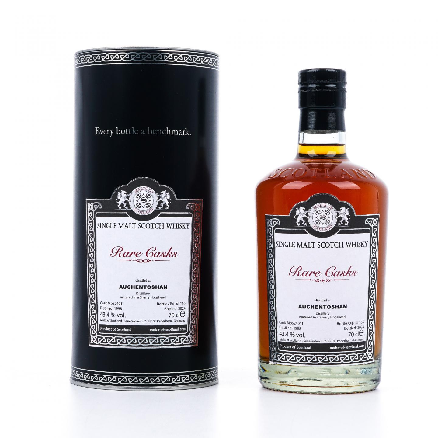 Auchentoshan 欧肯特轩 1998-2024 雪莉桶 MoS