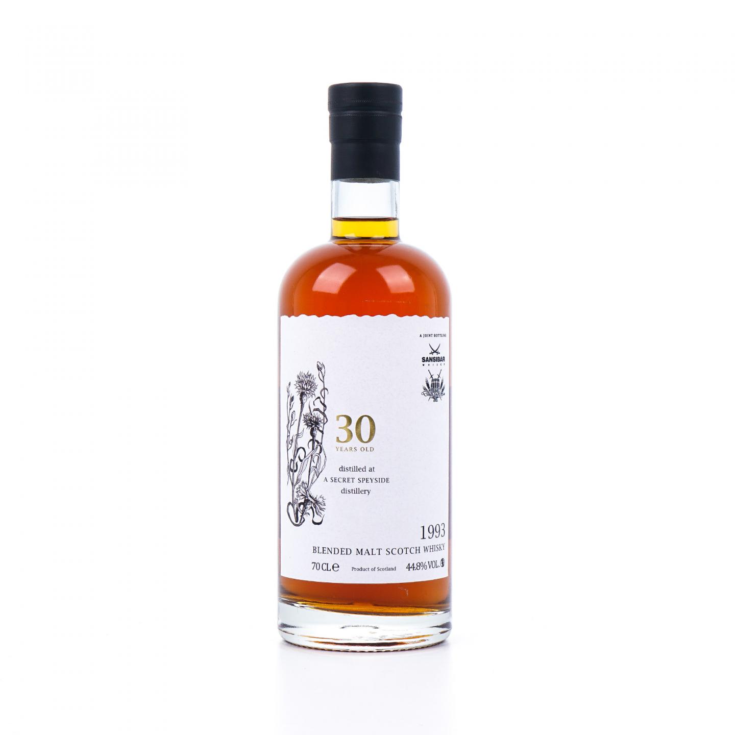 秘密斯佩塞 30年 1993-2023 雪莉桶 Sansibar 调和麦芽