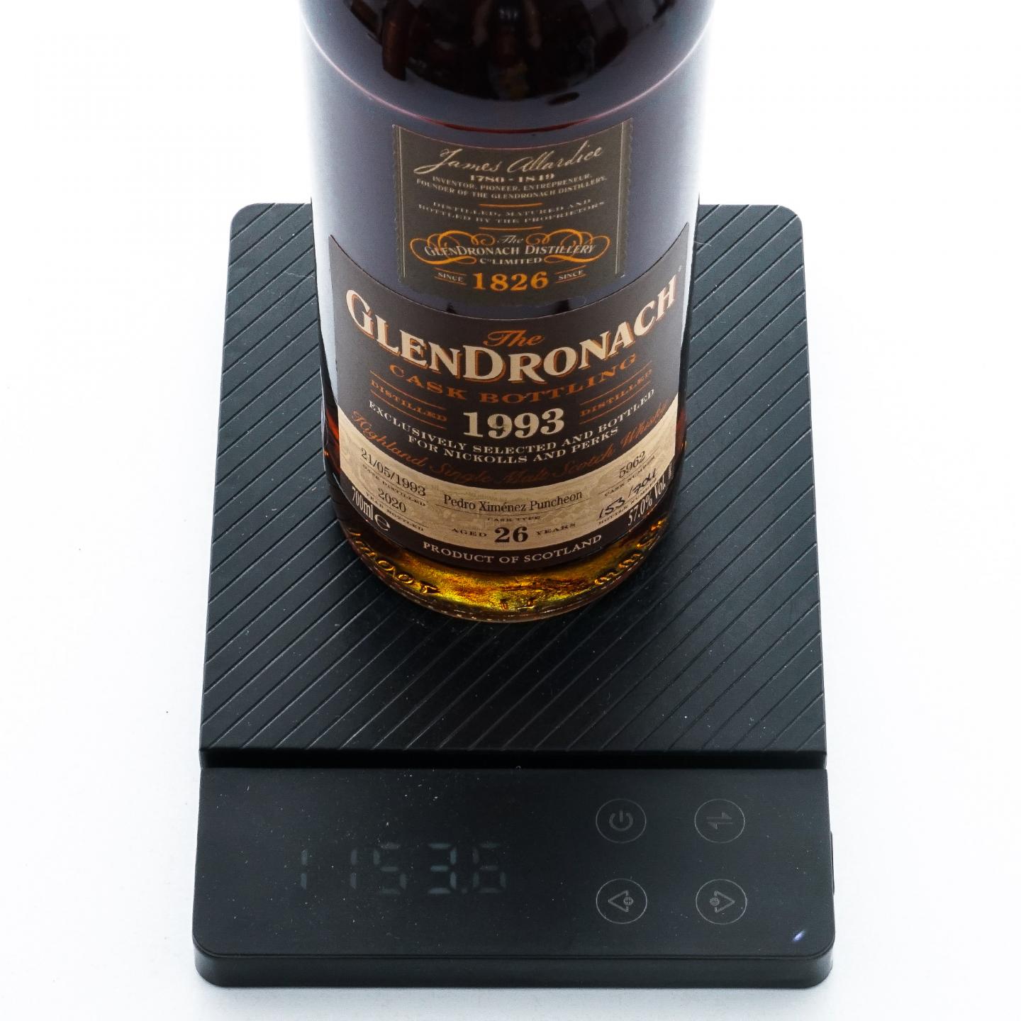 Glendronach 格兰多纳 26年 1993-2020 雪莉桶#5962