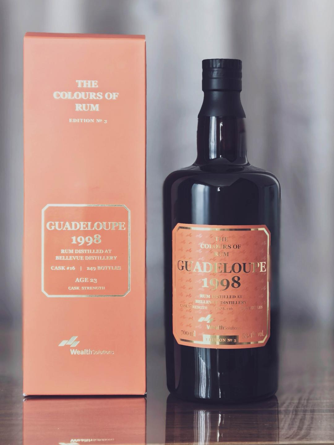 Bellevue 瓜德罗普 23年 1998-2022农业朗姆酒 单桶桶强