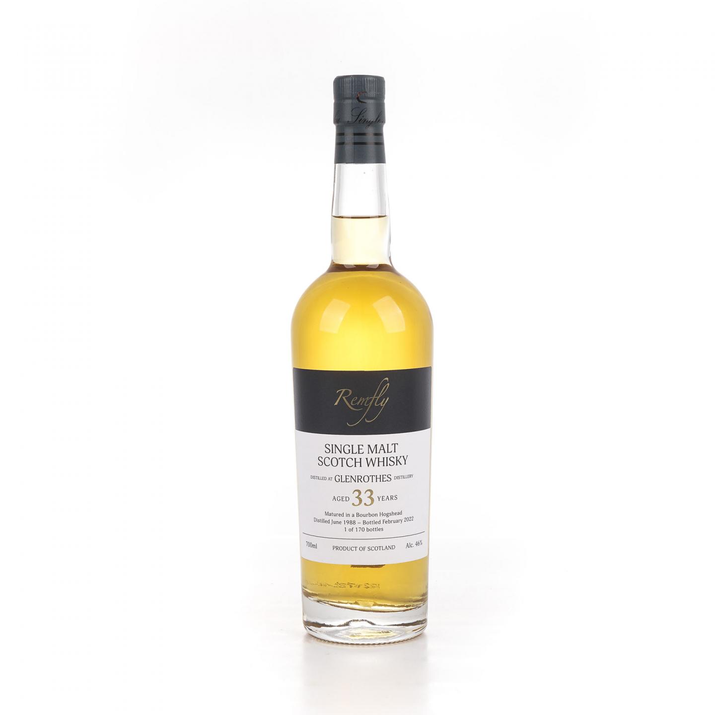 Glenrothes 格兰路思 33年 1988-2022 单桶 Remfly