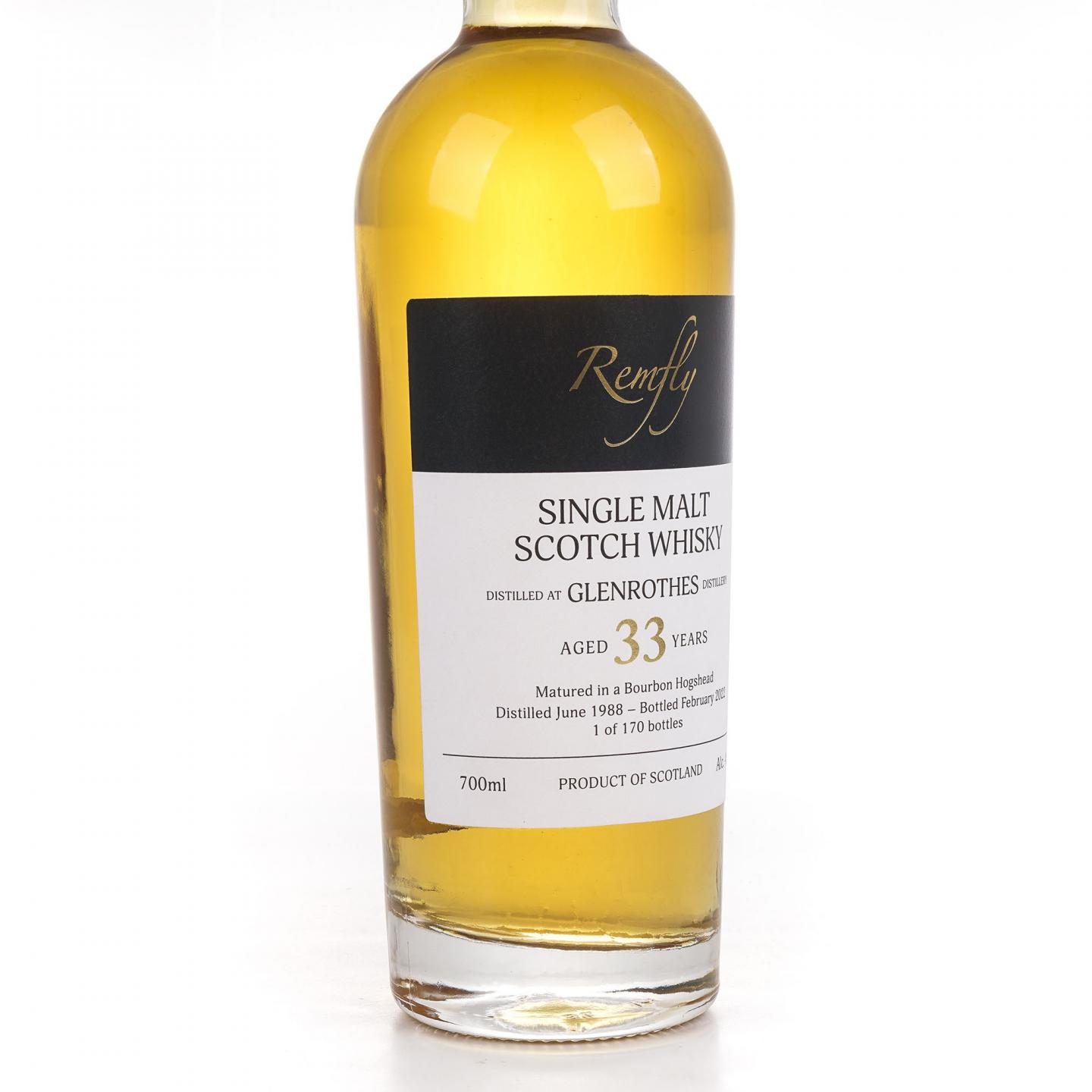 Glenrothes 格兰路思 33年 1988-2022 单桶 Remfly