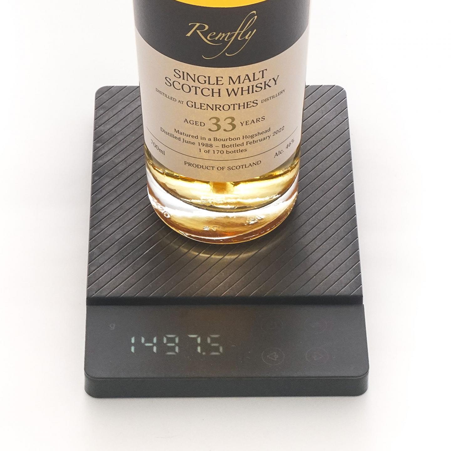 Glenrothes 格兰路思 33年 1988-2022 单桶 Remfly