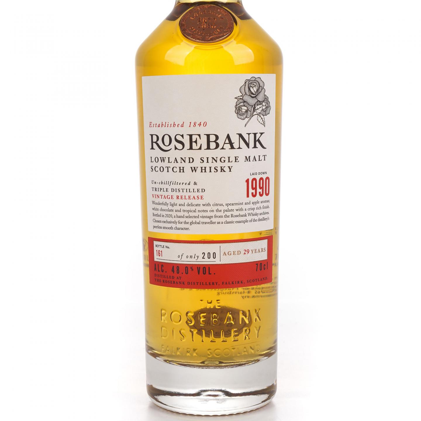 Rosebank 罗斯班克 29年 1990-2020 三重蒸馏