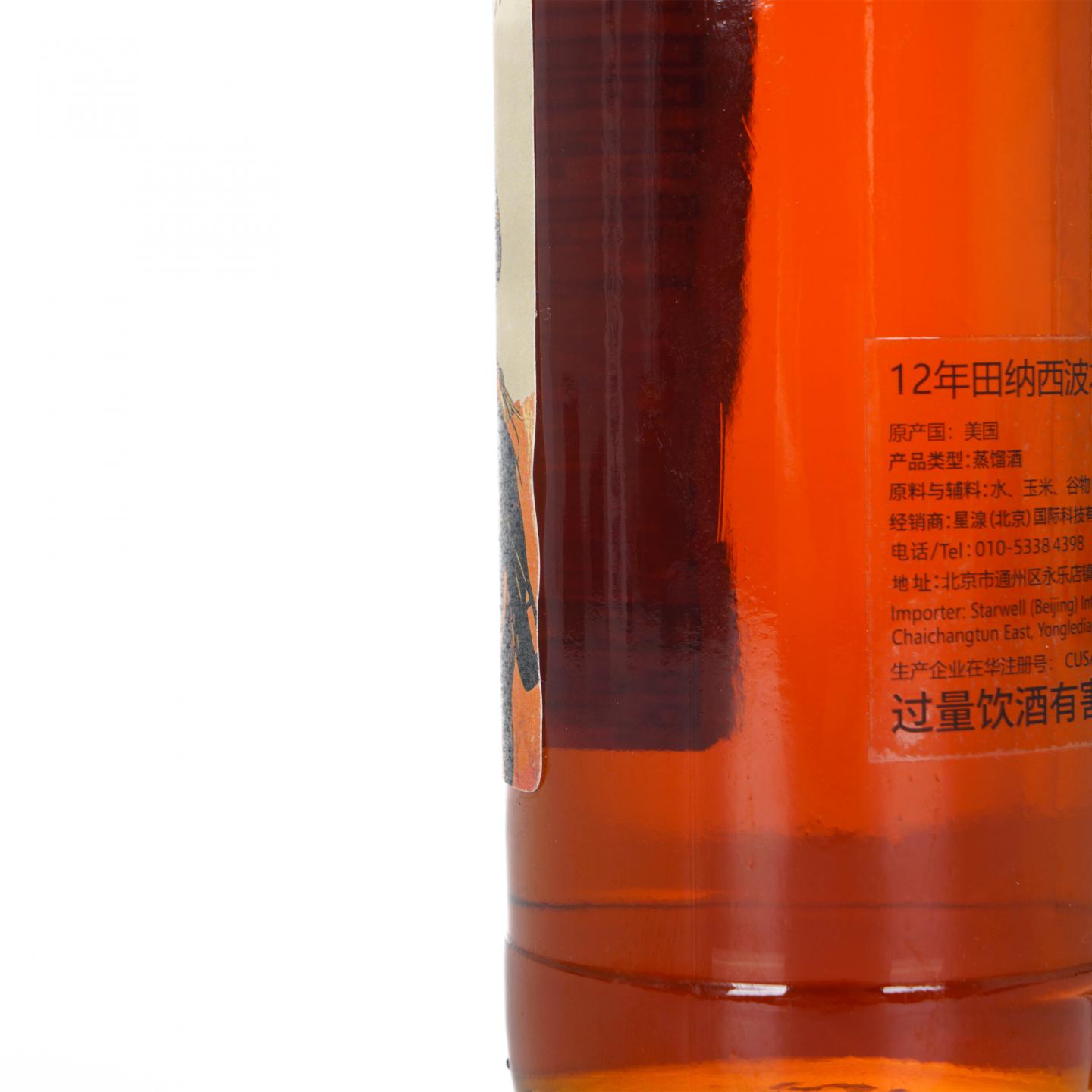 Tennessee 田纳西 12年 2012-2025 波本威士忌 700ml