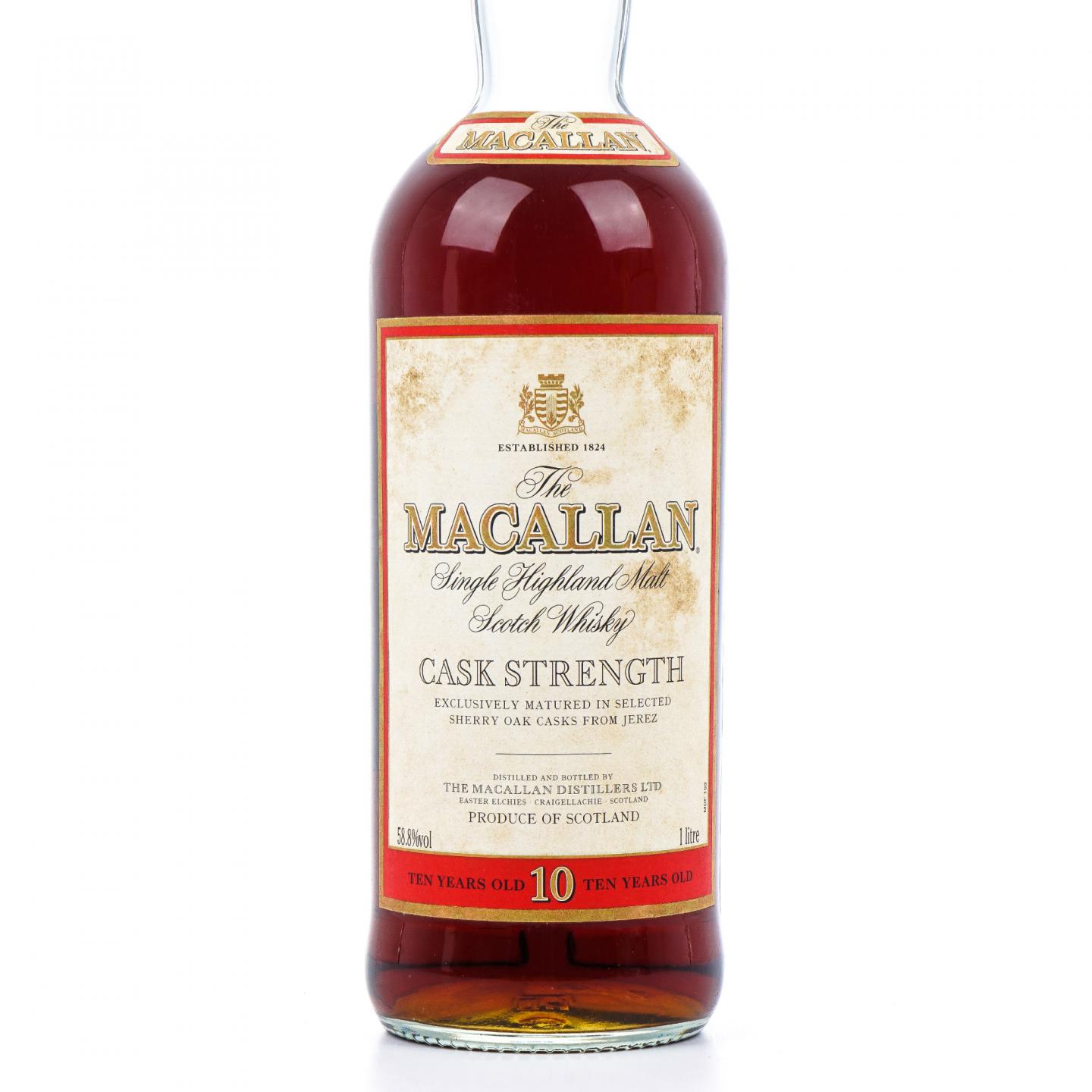 Macallan 麦卡伦 10年 桶强 1000ml 58.8%